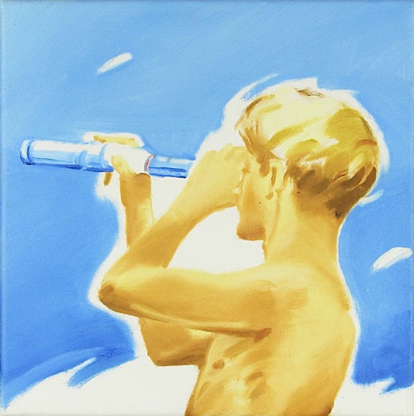 Norbert Bisky – Land in Sicht – 2005
Öl auf Leinwand – 25 x 25 cm